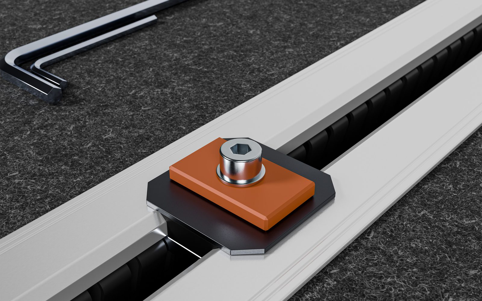 Einfach Montageplatte